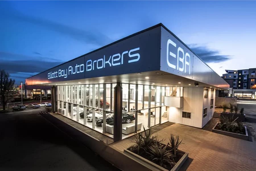 Driver in luxury vehicle